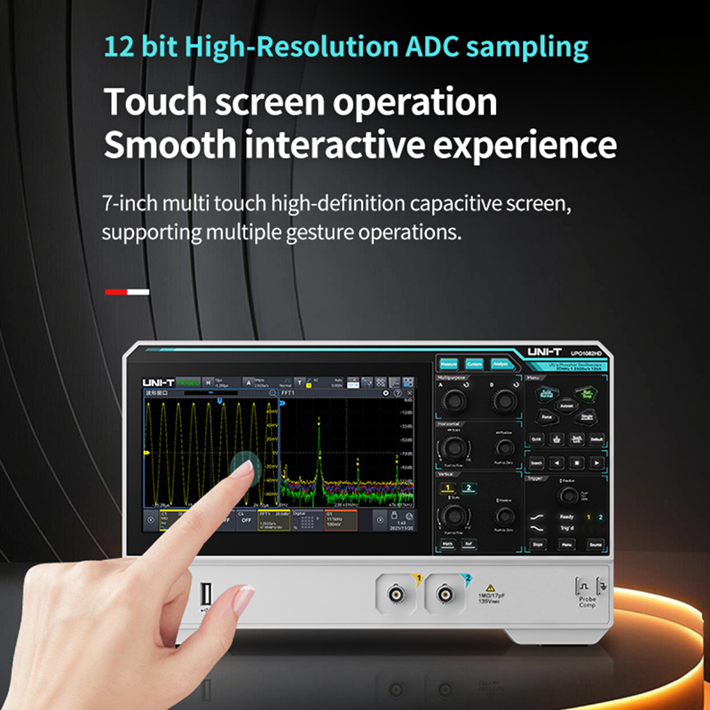 Oscilloscopio UNI-T UPO1154HD  - Digital Storage Oscilloscope 100Mhz recensione e prezzo
