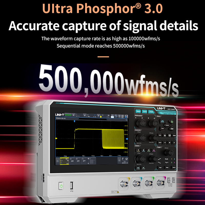 Oscilloscopio UNI-T UPO1154HD  - Digital Storage Oscilloscope 100Mhz recensione e prezzo